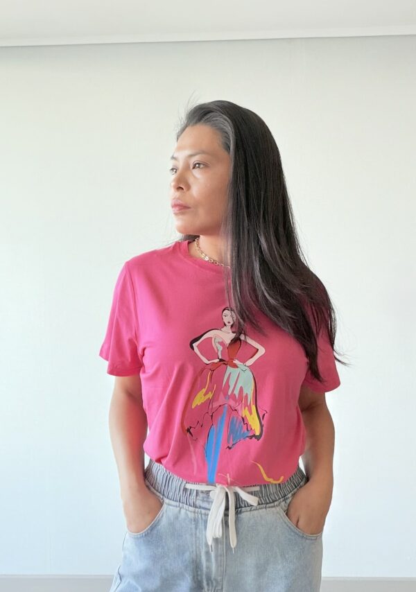 Polera Estampada Chic Girl